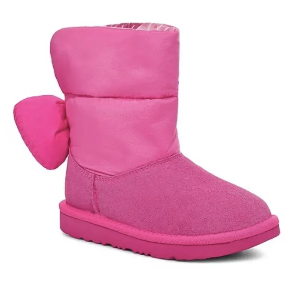 NEW UGG Girls' Bailey Bow Maxi Wavelength Cold Weather Boots (Youth)